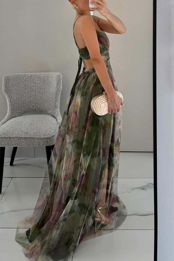 Judy™ | Smuk Maxi Kjole med Blomsterprint