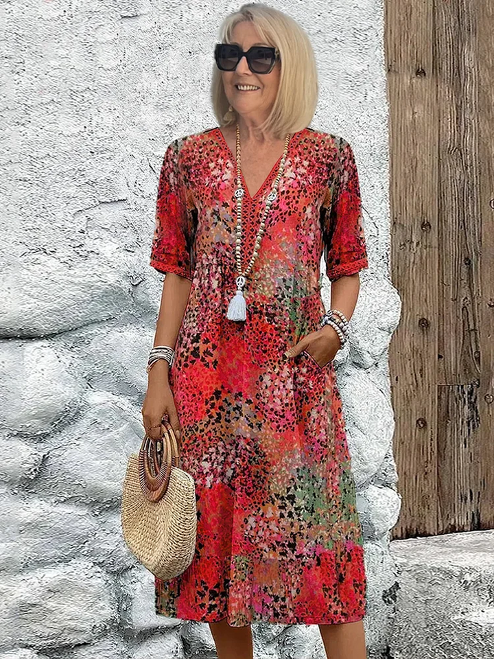 Vibeke™ | Elegant Midi Kjole Design