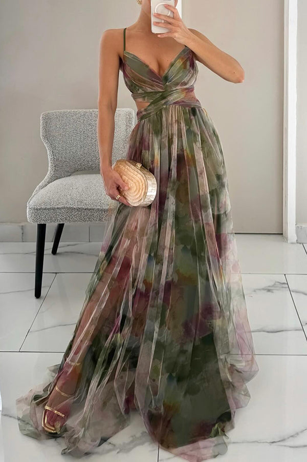 Judy™ | Smuk Maxi Kjole med Blomsterprint