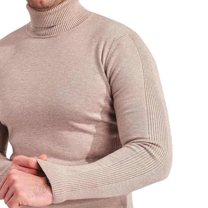 Viggo™ | Ribbet Rullekravetrøje