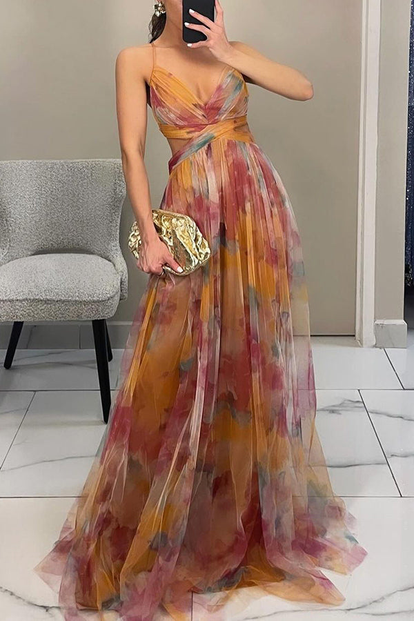 Judy™ | Smuk Maxi Kjole med Blomsterprint
