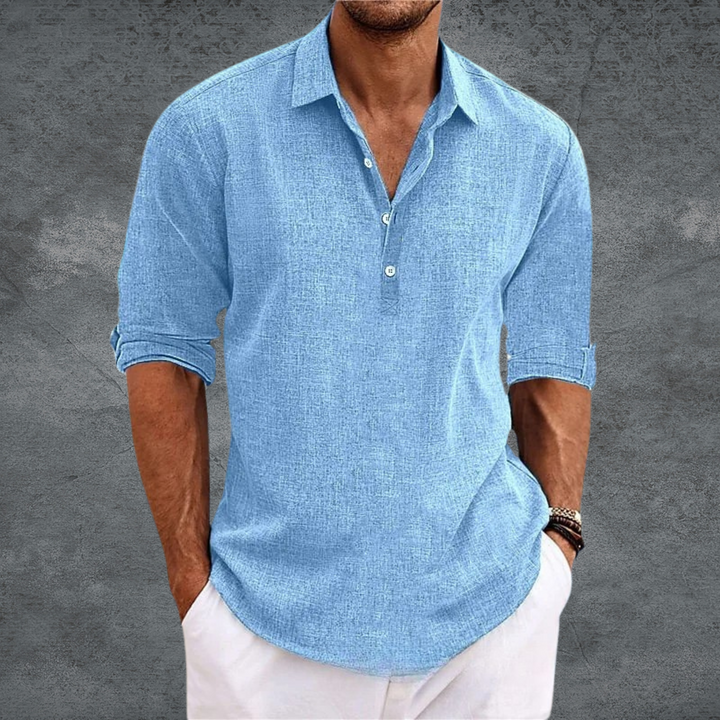 Leon™ | Stilfuld afslappet skjorte