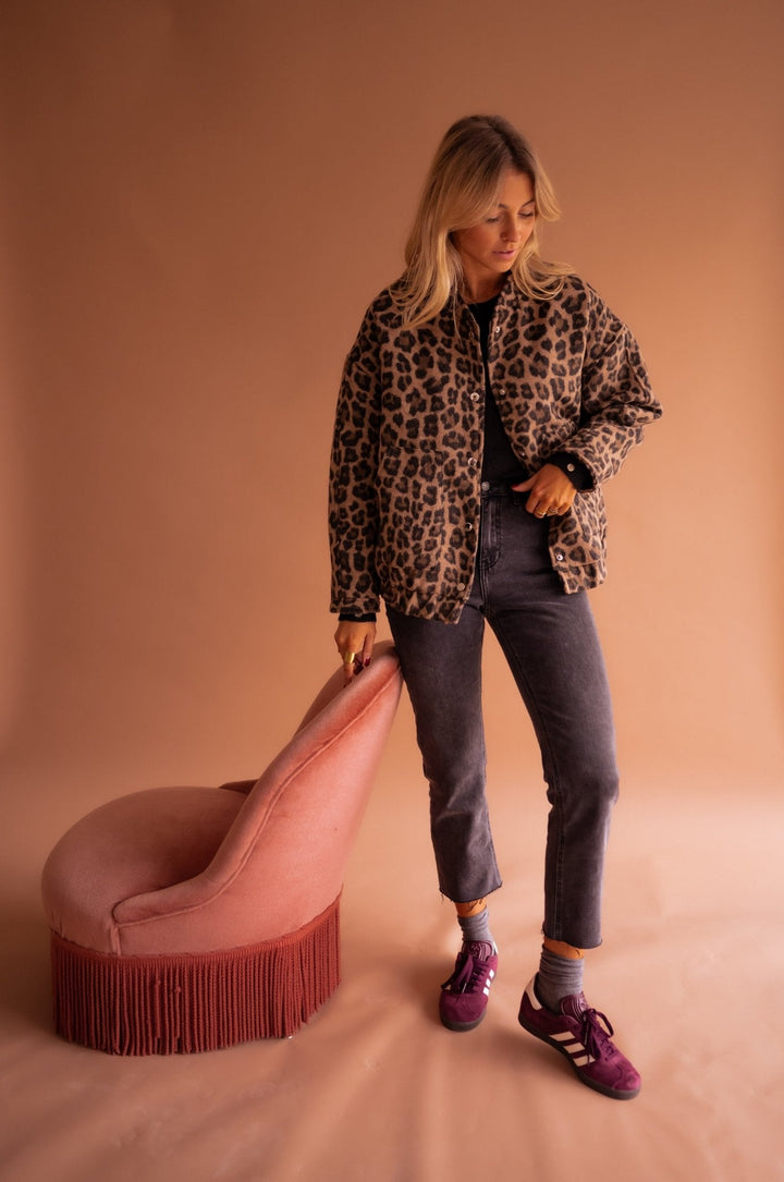 Klara™ | Trendy Jakke med Dyreprint