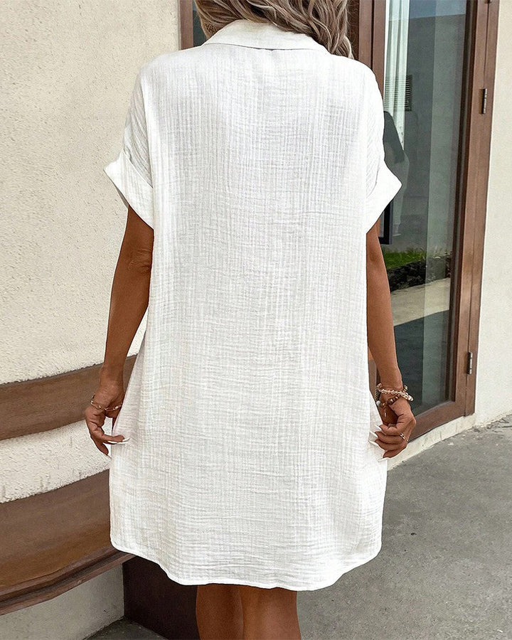 Kim™ | Elegant og Behagelig Skjortekjole