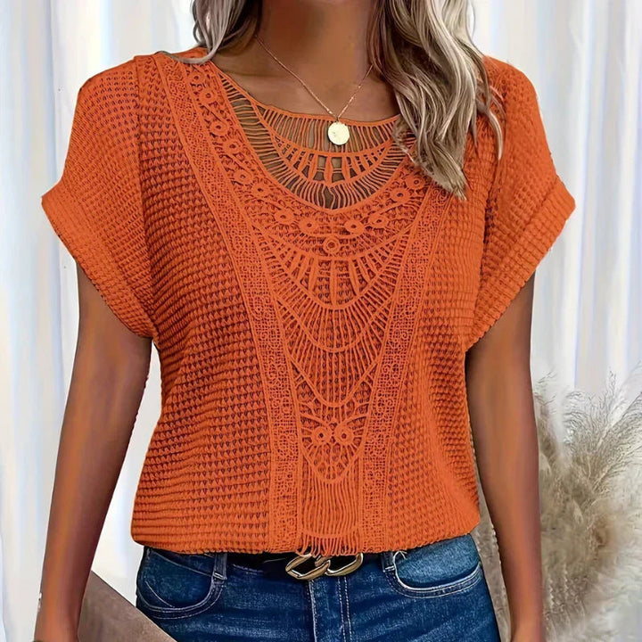 Grethe™ | Elegant og Luftig Bluse