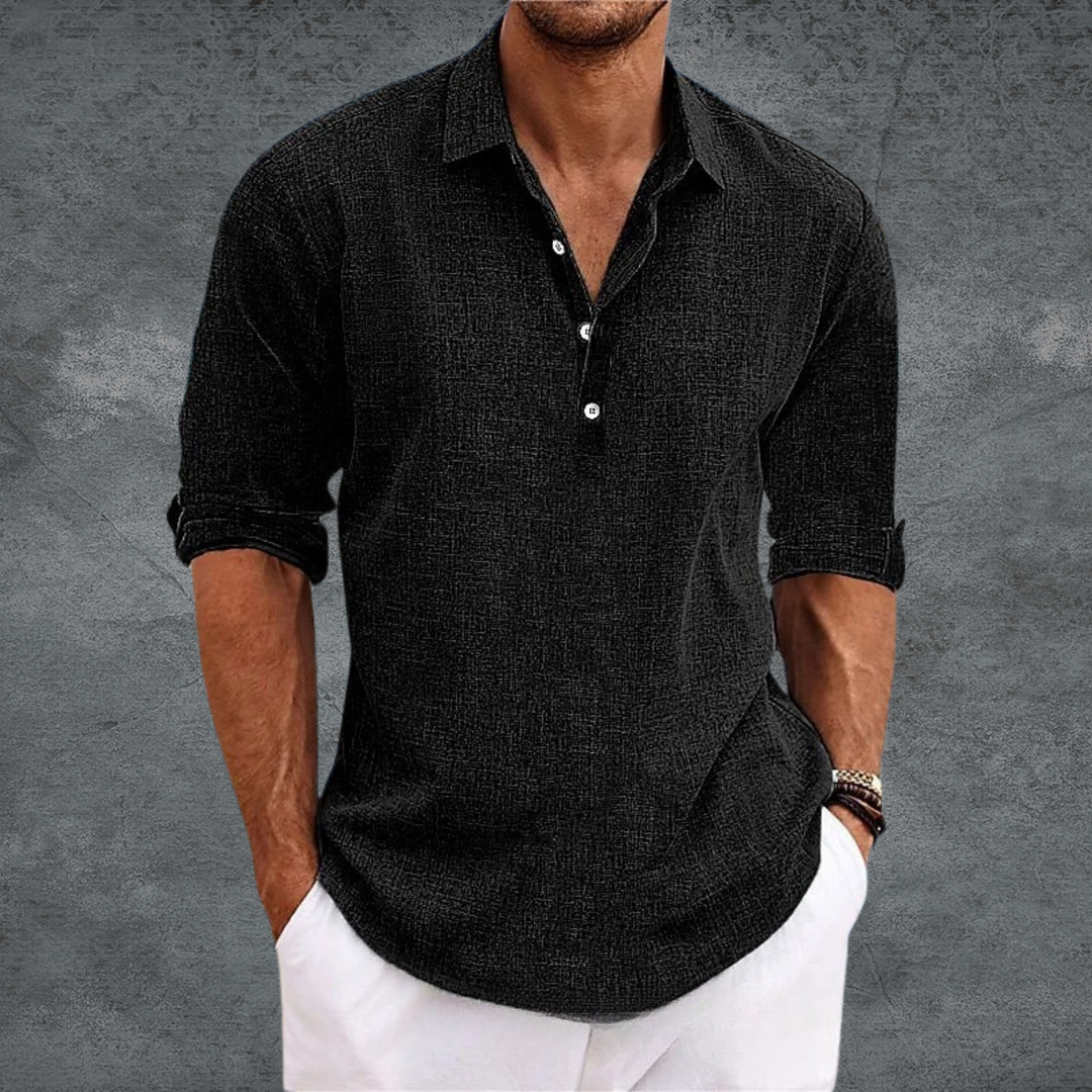Leon™ | Stilfuld afslappet skjorte