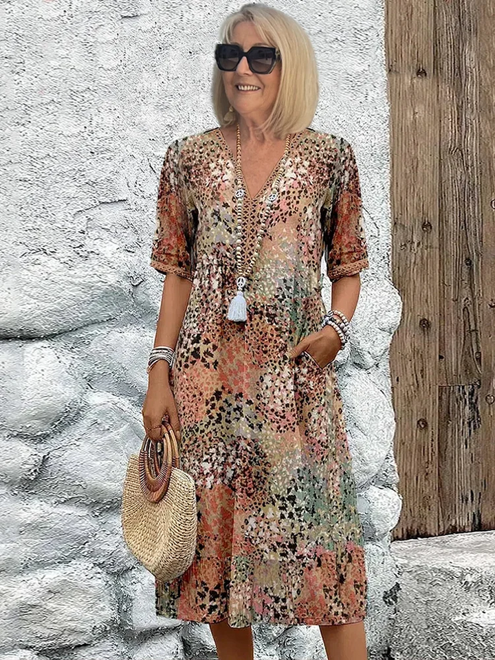Vibeke™ | Elegant Midi Kjole Design