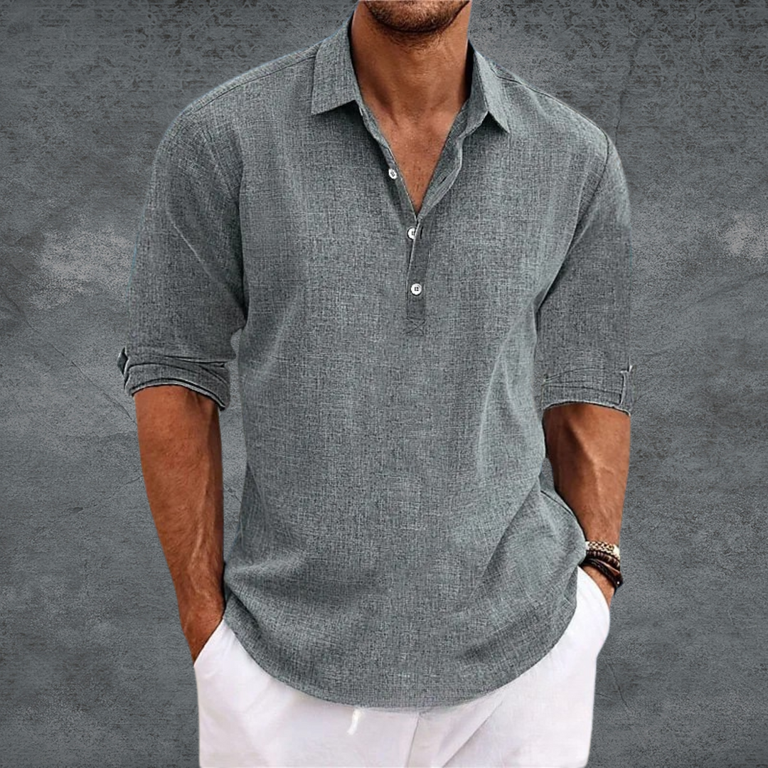 Leon™ | Stilfuld afslappet skjorte