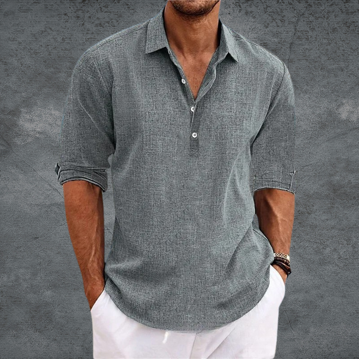 Leon™ | Stilfuld afslappet skjorte