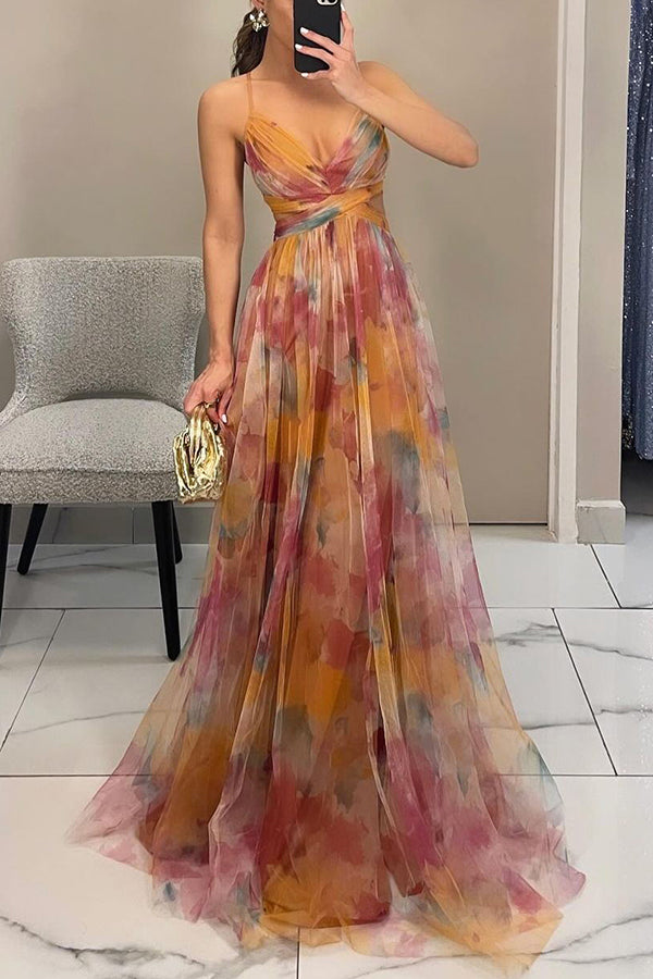 Judy™ | Smuk Maxi Kjole med Blomsterprint