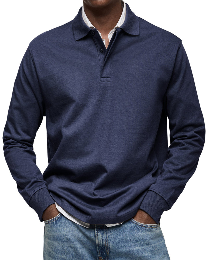 Svend™ | Komfortabel Langærmet Polo