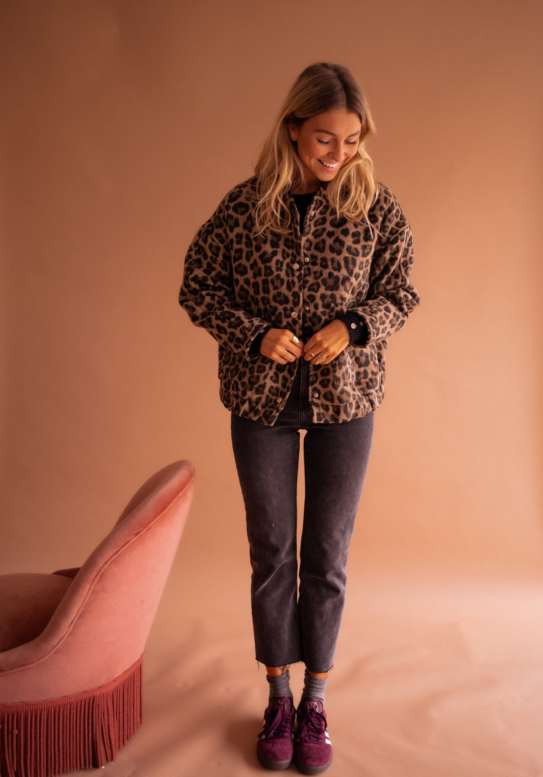 Klara™ | Trendy Jakke med Dyreprint