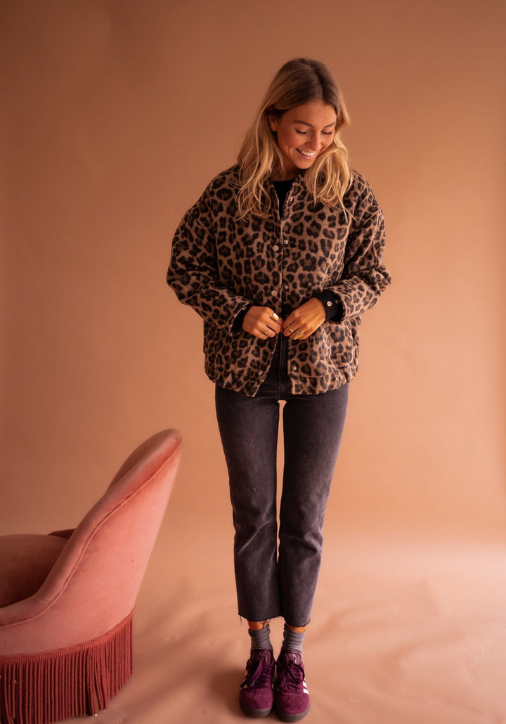 Klara™ | Trendy Jakke med Dyreprint