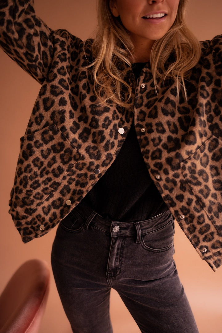 Klara™ | Trendy Jakke med Dyreprint