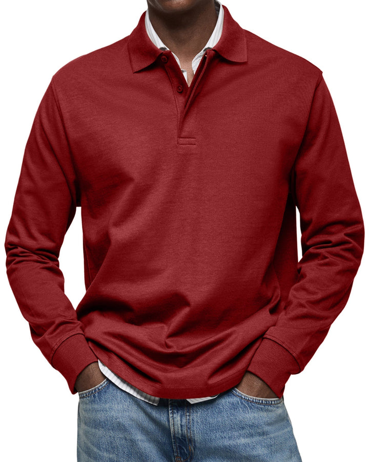 Svend™ | Komfortabel Langærmet Polo