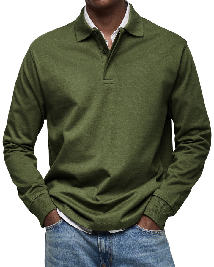 Svend™ | Komfortabel Langærmet Polo