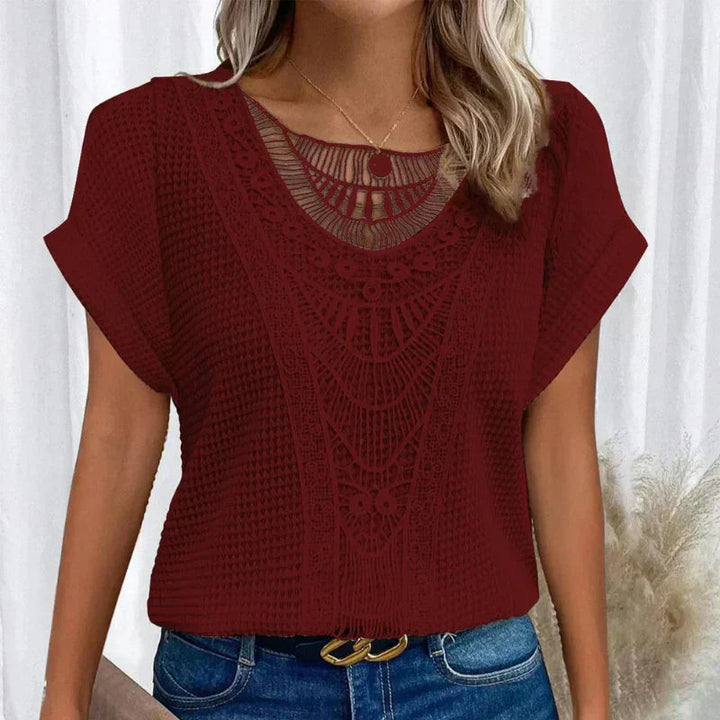 Grethe™ | Elegant og Luftig Bluse