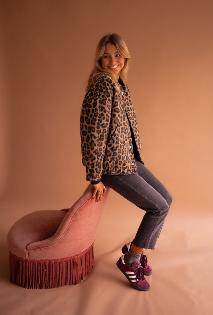 Klara™ | Trendy Jakke med Dyreprint