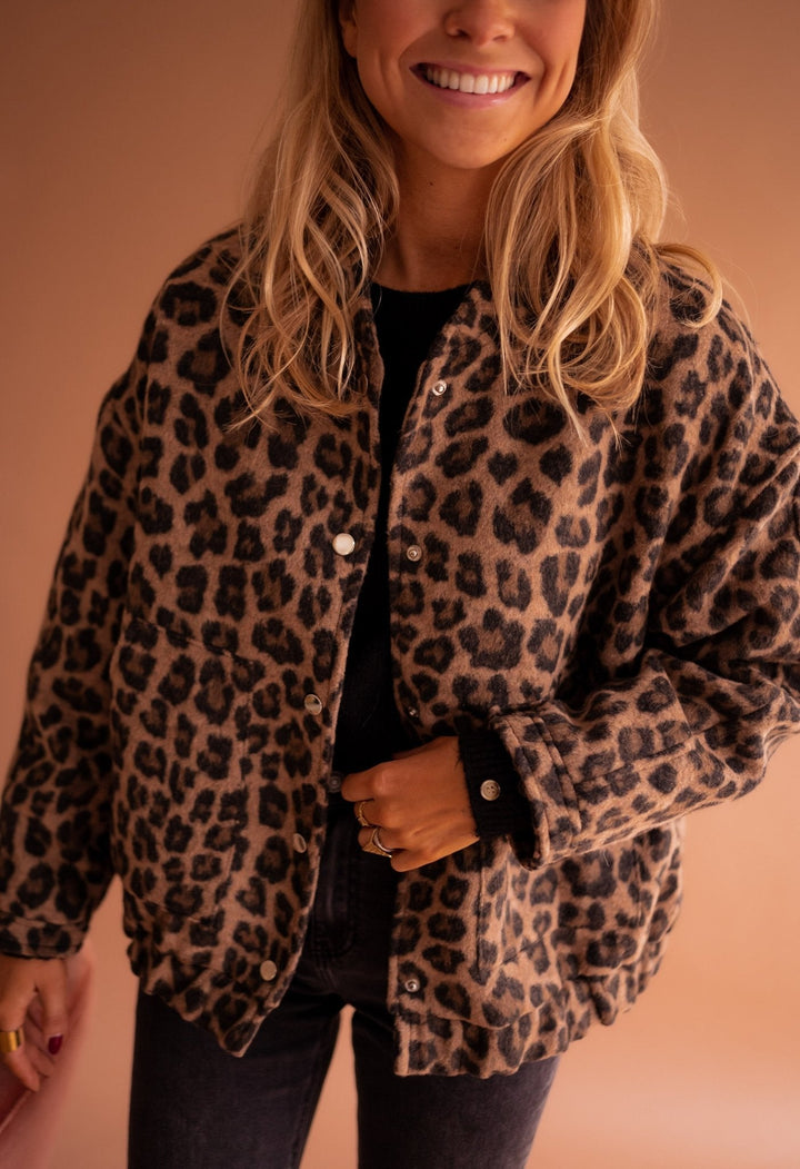 Klara™ | Trendy Jakke med Dyreprint