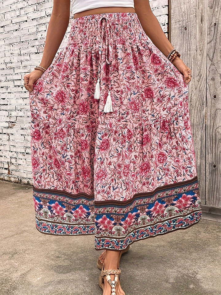 Tanja™ | Boheme Blomster Maxi Nederdel
