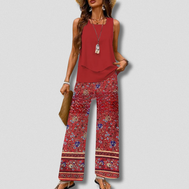 Jytte™ | Boho-Chic Sæt til Kvinder