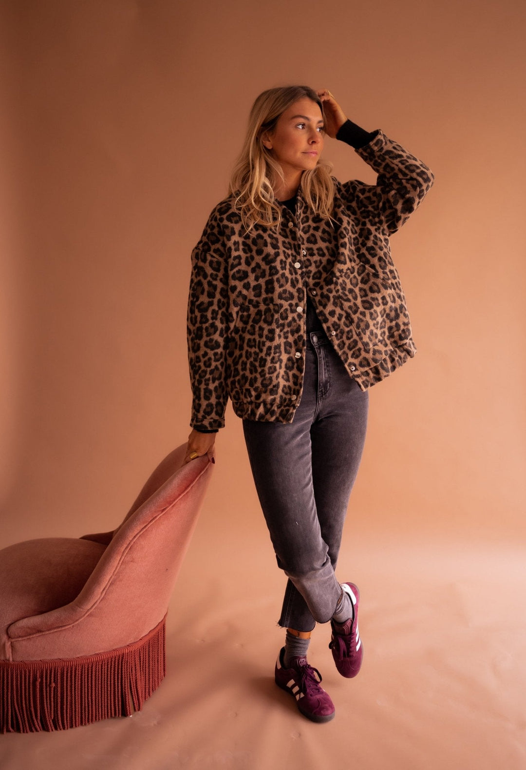 Klara™ | Trendy Jakke med Dyreprint