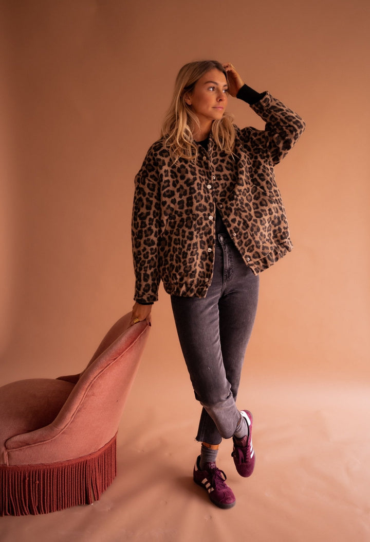 Klara™ | Trendy Jakke med Dyreprint